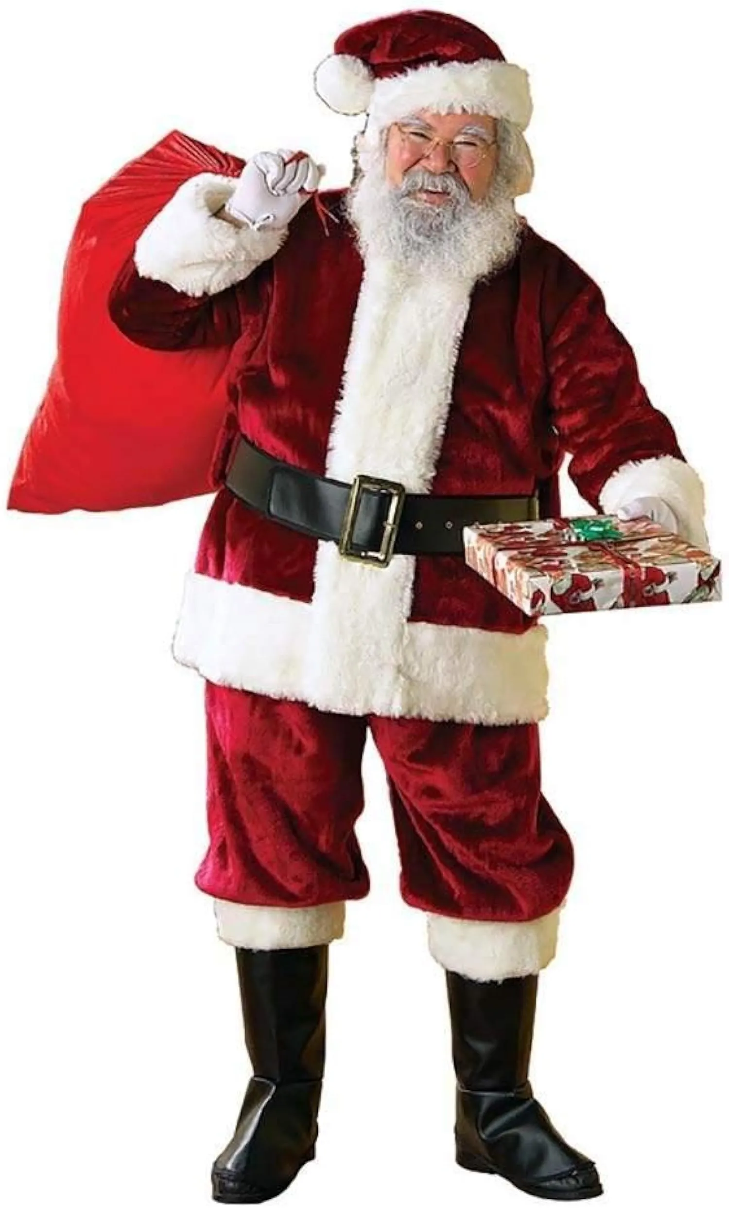 Rubie's Crimson Regency Plush Santa Suit Costume