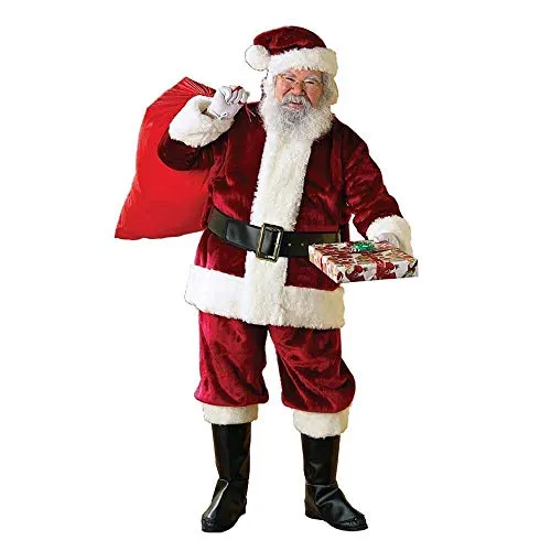 Rubie's Crimson Regency Plush Santa Suit Costume