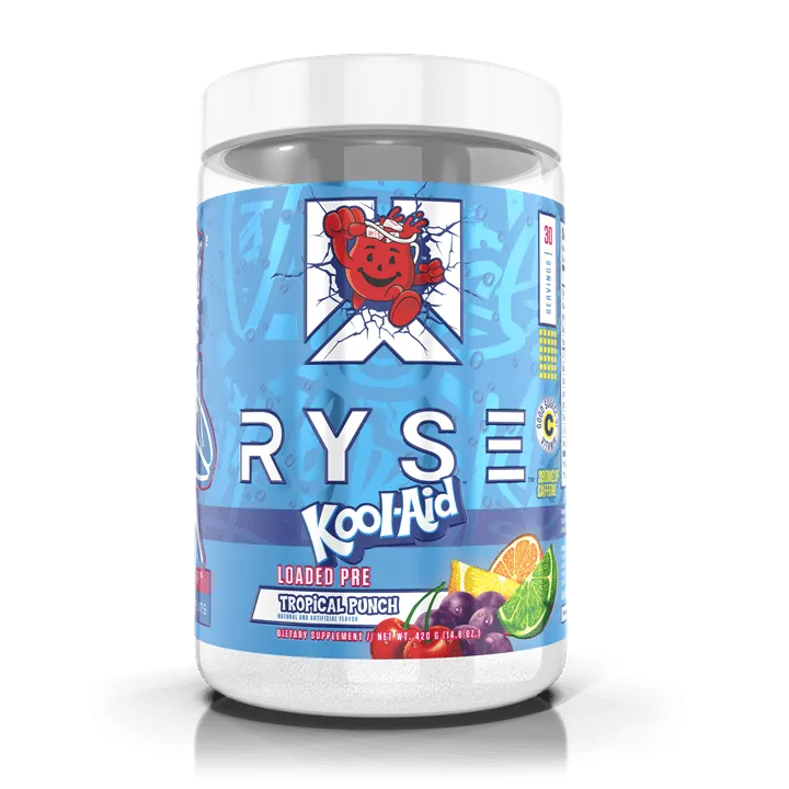 RYSE Loaded Pre-Workout 420g Kool-Aid Tropical Punch