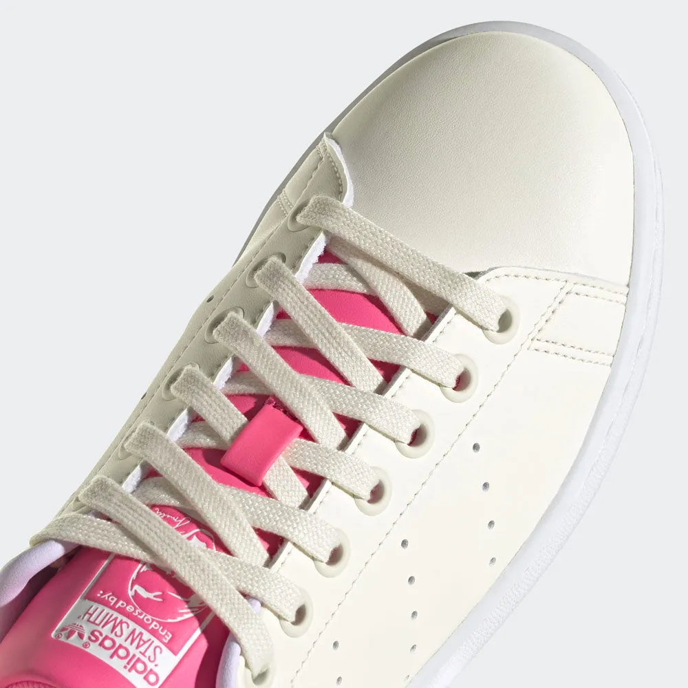 Scarpe Donna ADIDAS Sneakers linea Stan Smith Vegan colore Bianco Verde Acqua e Rosa