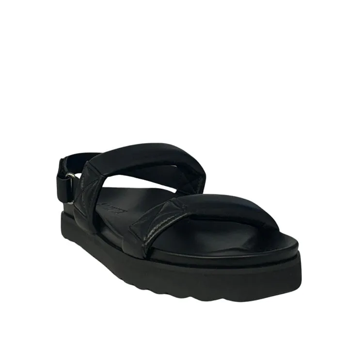 SCHUTZ SALTO LEATHER SANDALS