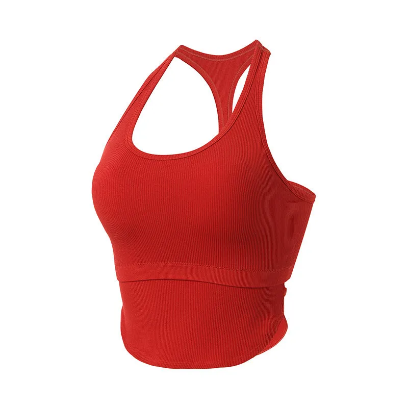 Seamless I-shaped Yoga Sports One-piece Vest