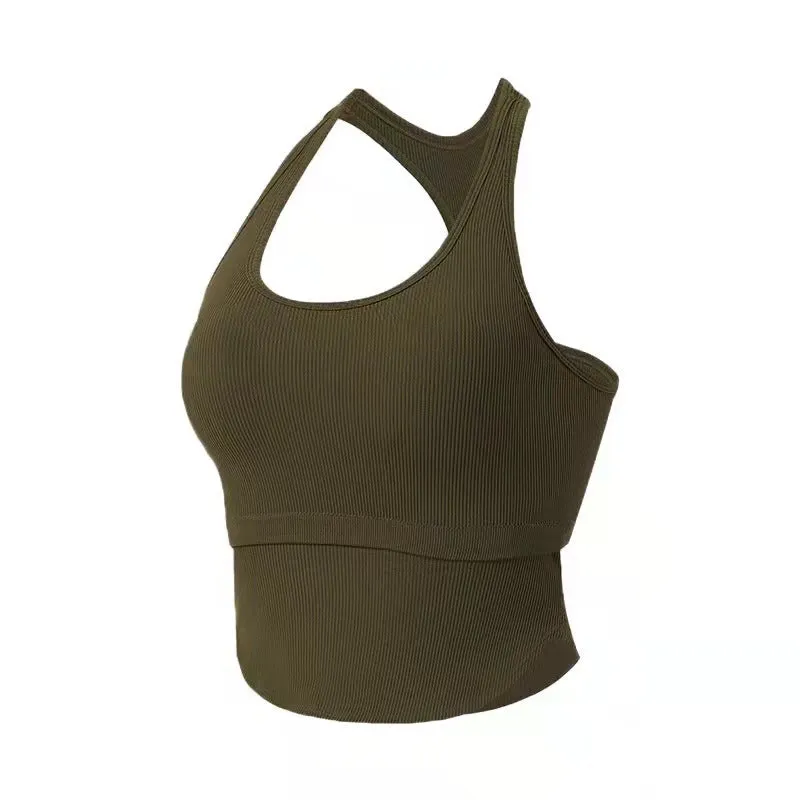 Seamless I-shaped Yoga Sports One-piece Vest