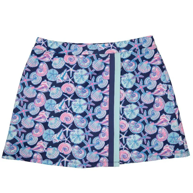 Seashell Athletic Skort by Simply Southern