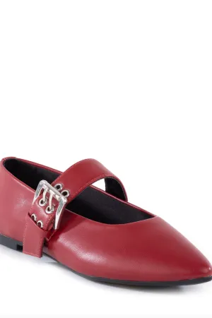 Seychelles Spinning Around Ballet Flats - Red