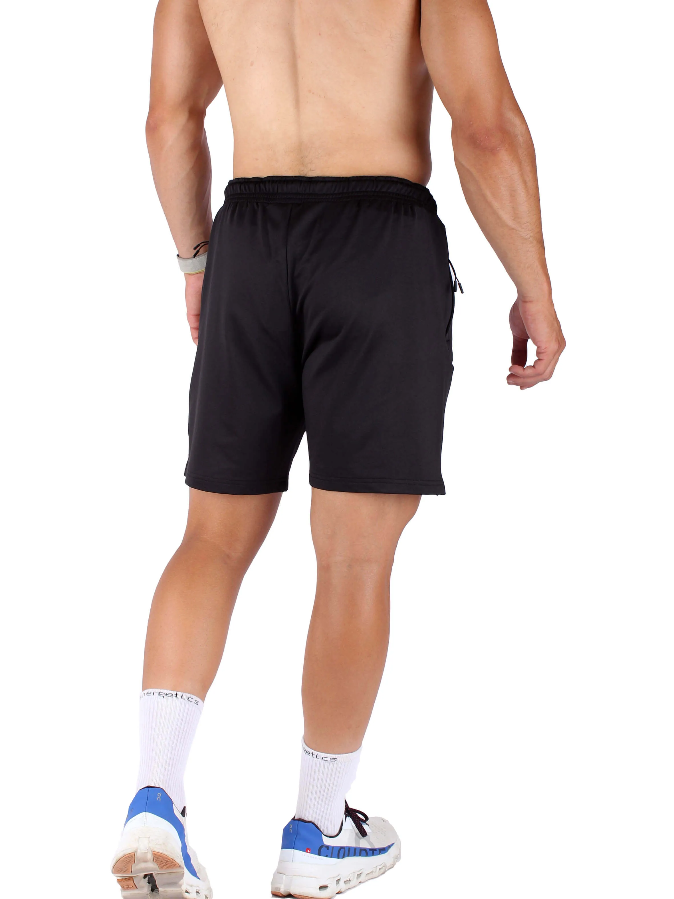 SH3 Hi-Dri Sports Shorts For Men - Black