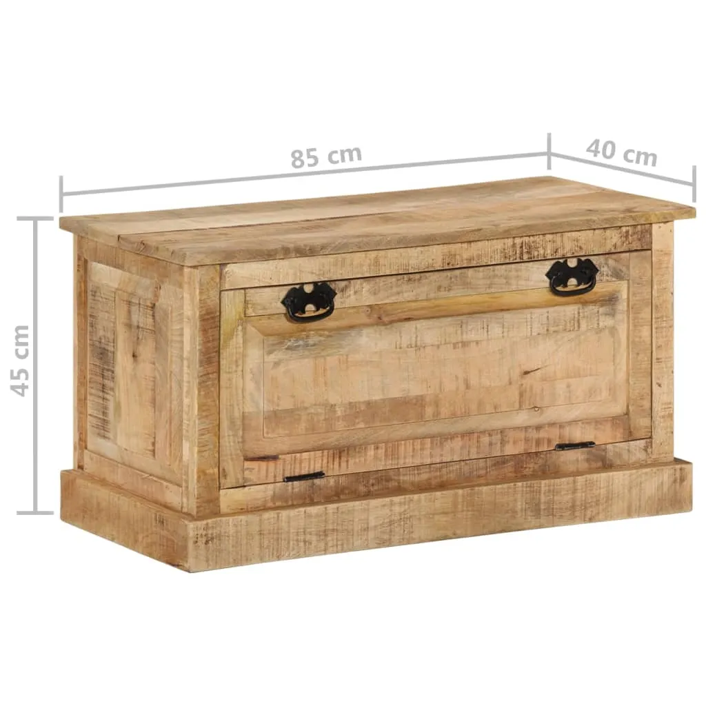 Shoe Storage Bench 85x40x45 cm Solid Mango Wood