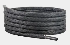 Shoelaces & Boot laces120 cm 5 mm round waxed Cotton Black