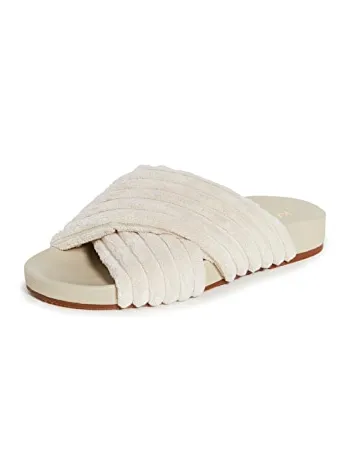 Sintra Chunky Cross-Over Pool Slide ~ Ivory