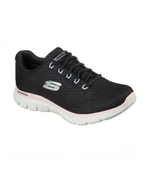 Skechers 149298 BKPK Black Pink Flex Appeal 4.0 - Coated Fidelity