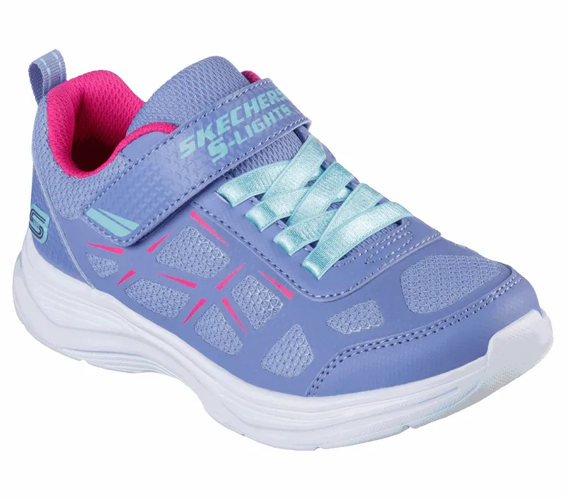 Skechers 302319L PERI S Lights: Glimmer Kicks - Fresh Glow Periwinkle