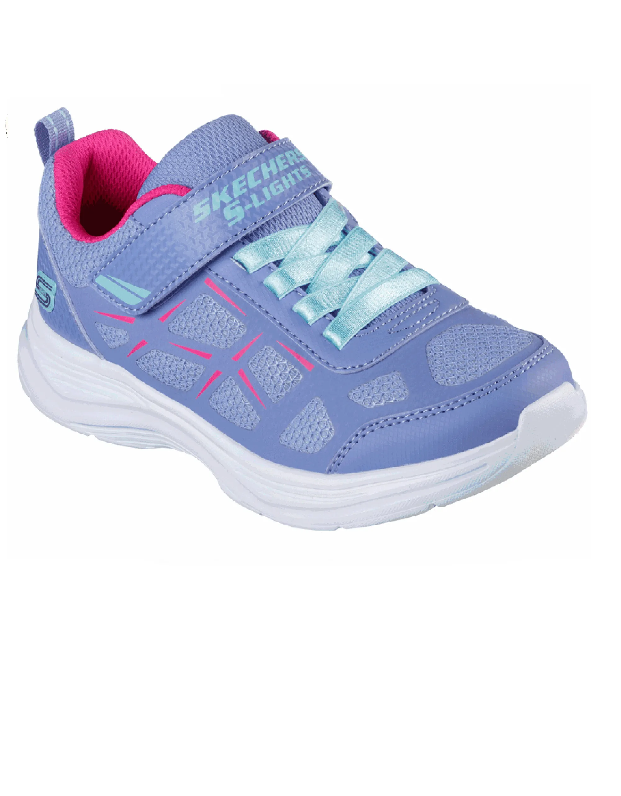 Skechers 302319L PERI S Lights: Glimmer Kicks - Fresh Glow Periwinkle