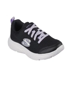 Skechers 303523L BLK Wavy Lites - Blissful Wish - Black