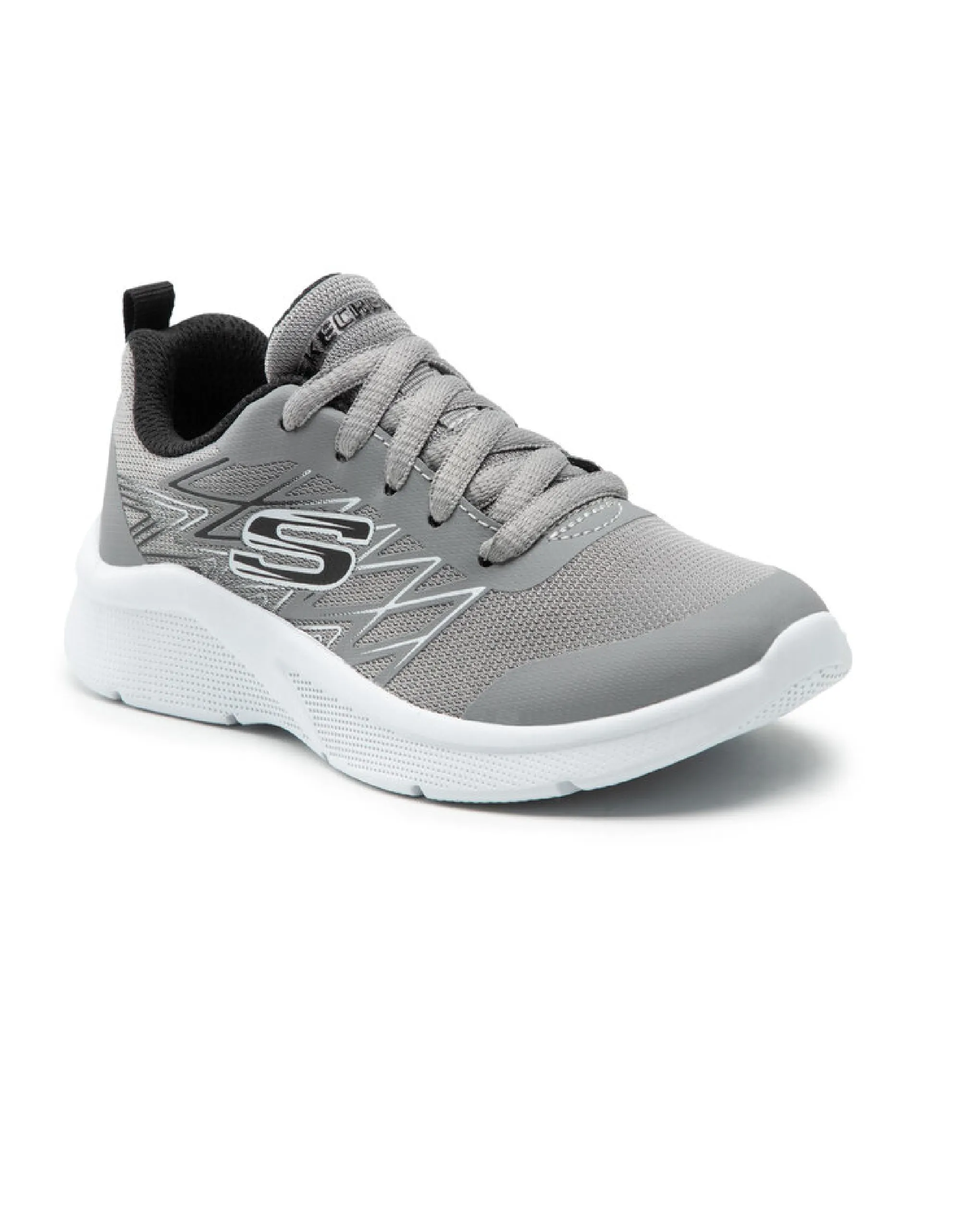 Skechers 403769L GYBK Grey Black Microspec - Quick Sprint