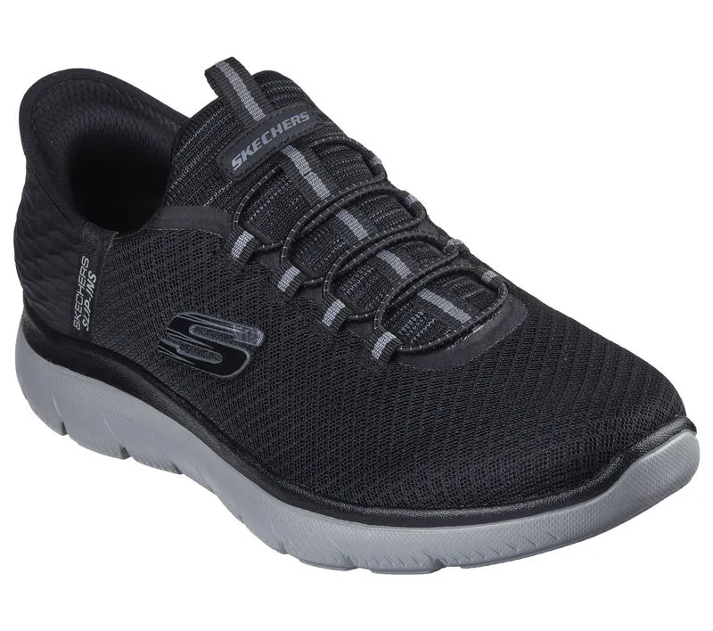 'Skechers' Men's Slip-ins: Summits-High Range - Black / Charcoal (Wide)