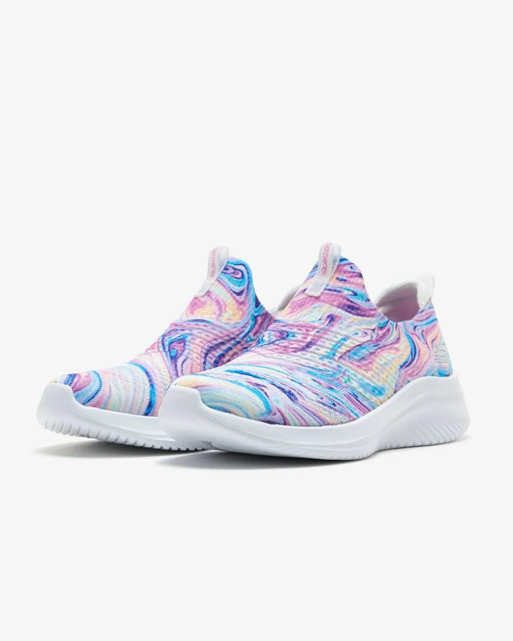 'Skechers' Women's Ultra Flex 3.0-Groovy Orbit - White / Multi