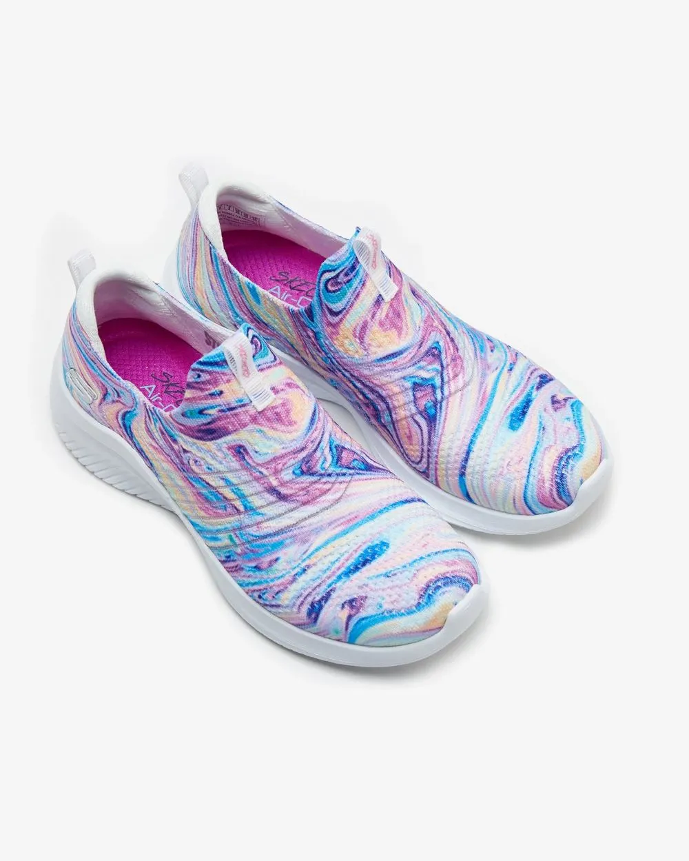 'Skechers' Women's Ultra Flex 3.0-Groovy Orbit - White / Multi