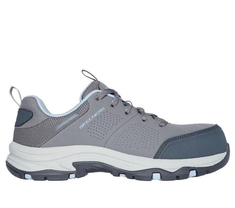 'Skechers' Women's Work: Trego-Astallet EH Comp Toe - Gray / Aqua (Wide)