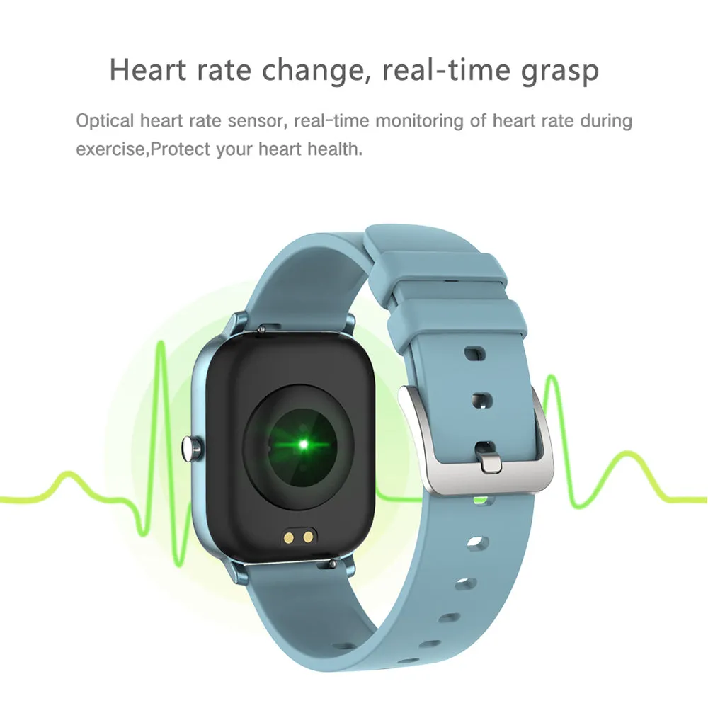 Smart Watch Full Touch Fitness Tracker Blood Pressure Monitor Smart Bracelet- USB Charging