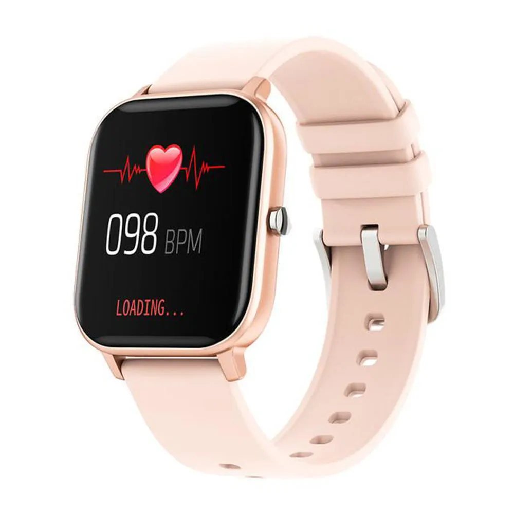 Smart Watch Full Touch Fitness Tracker Blood Pressure Monitor Smart Bracelet- USB Charging