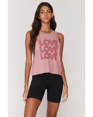 Spiritual Gangster Love Active Flow Tank - Womens - Rose