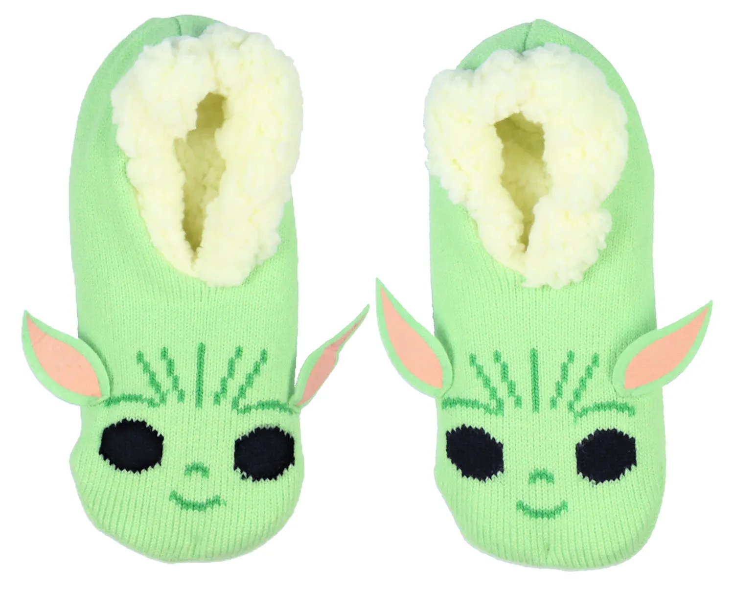 Star Wars The Mandalorian Baby Grogu Women's Slipper Socks No-Slip Sole For Women