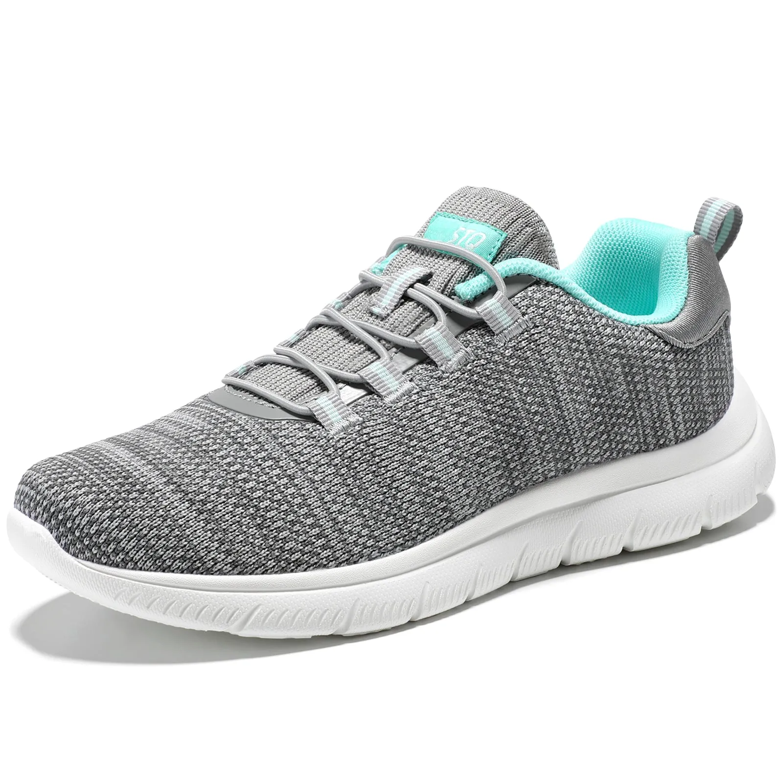 STQ Womens Walking Shoes Slip On Mesh Sneakers Lightweight Comfortable Arch Support