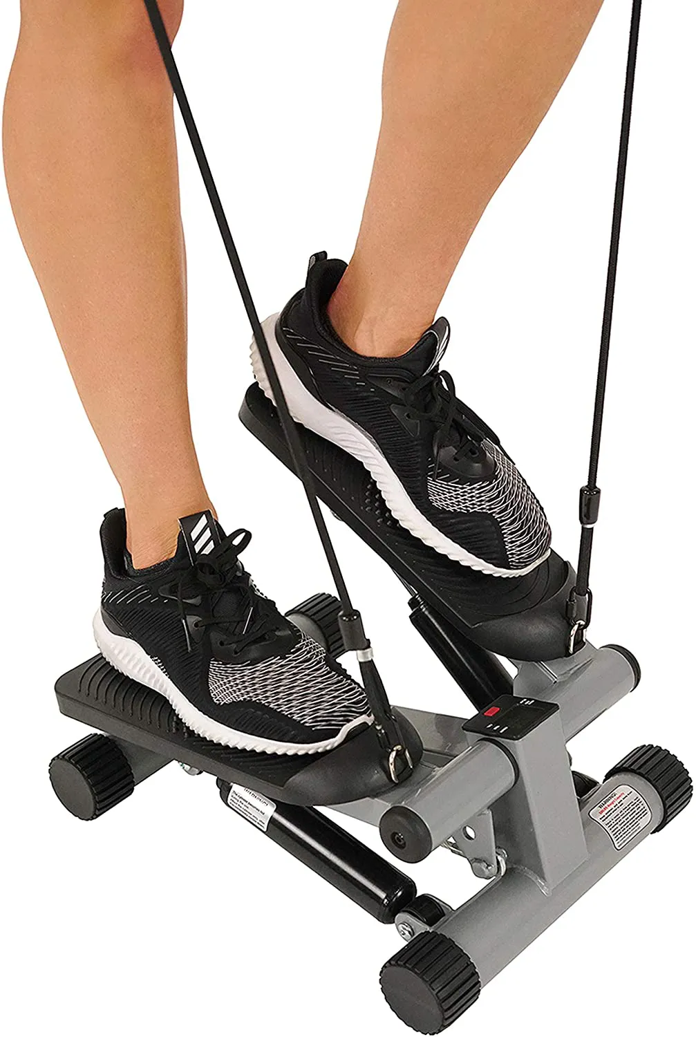 Sunny Health & Fitness Mini Stepper with Resistance Bands