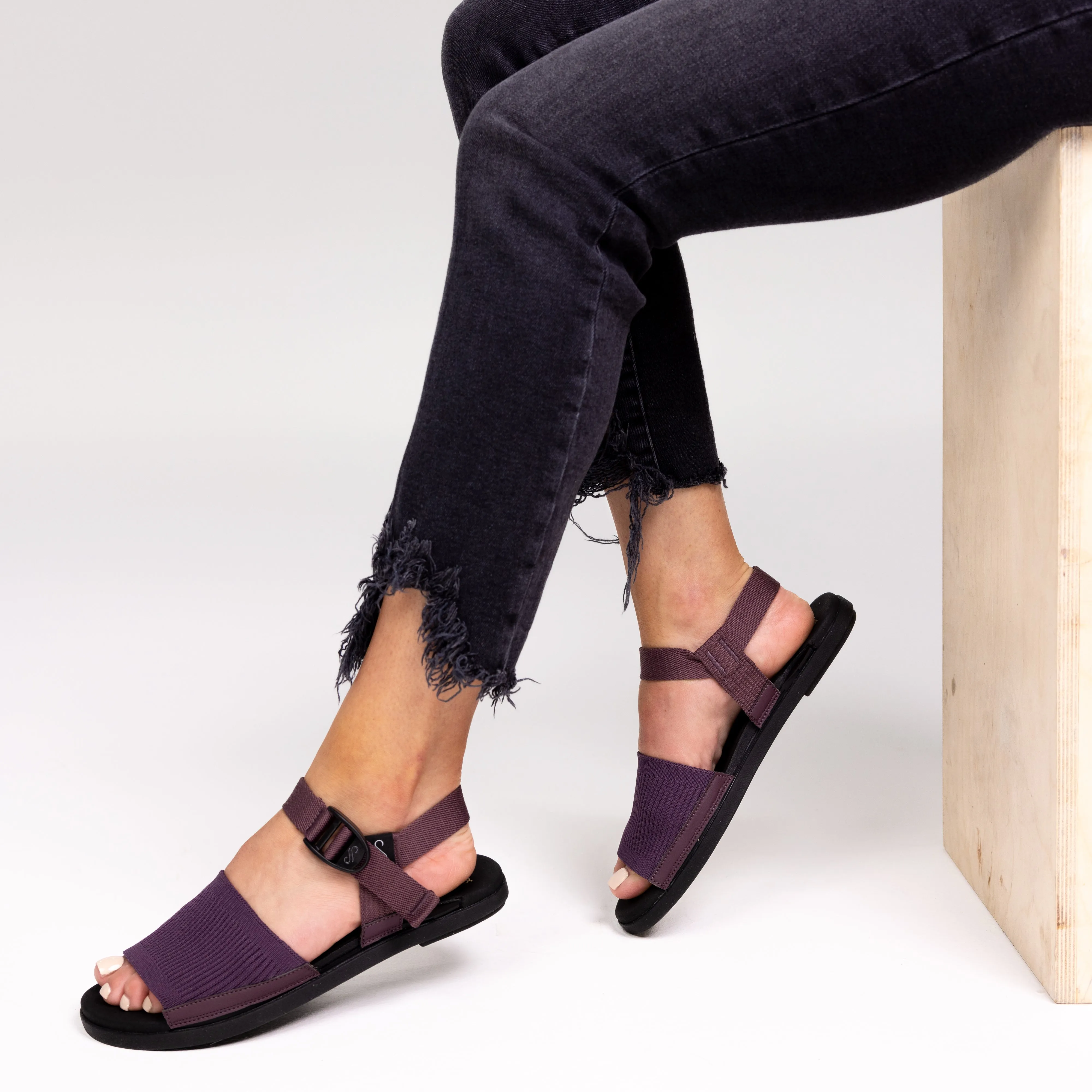 Suva- Violet Flats Top Only