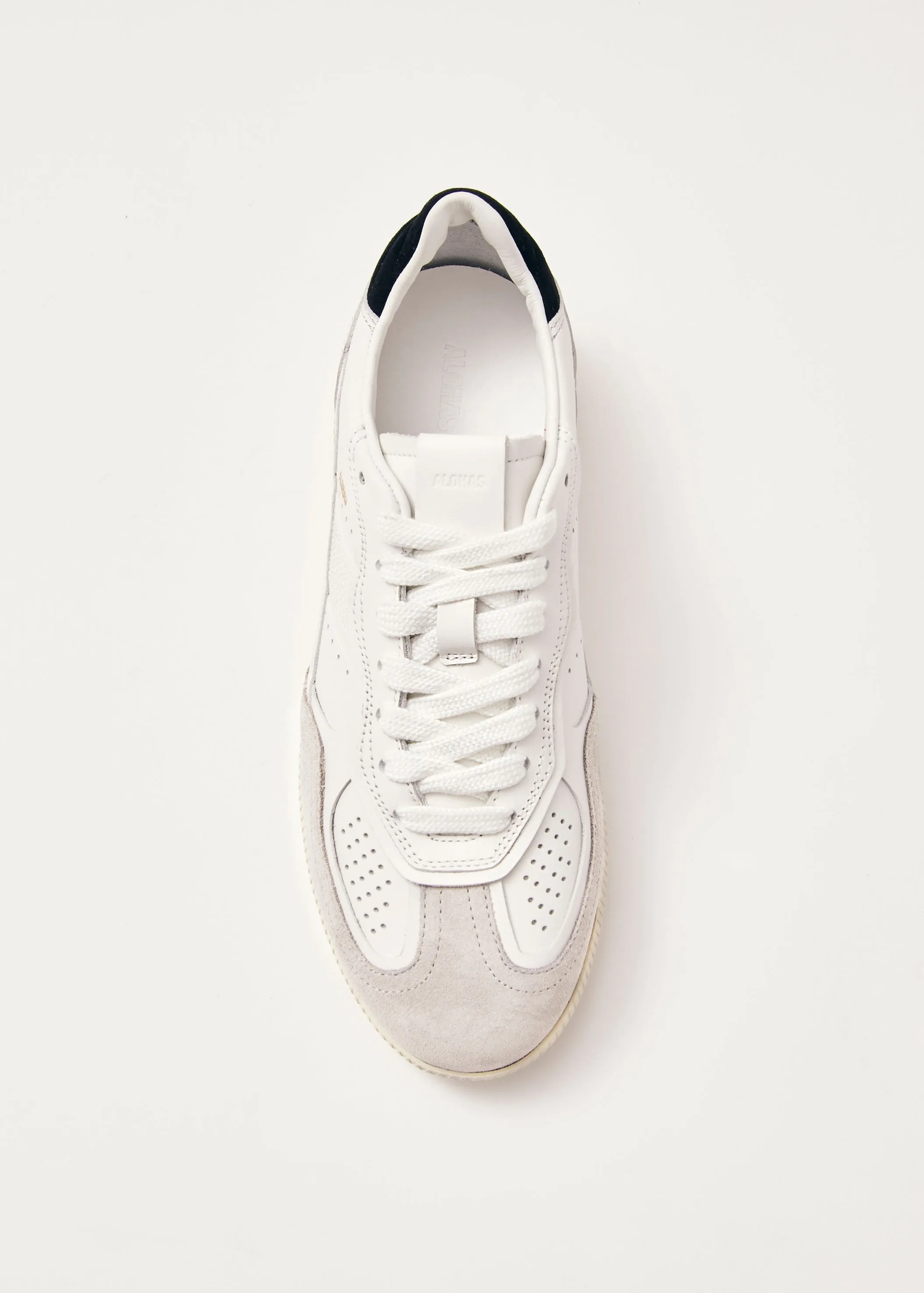 Tb.490 Leather Sneakers - White/Black