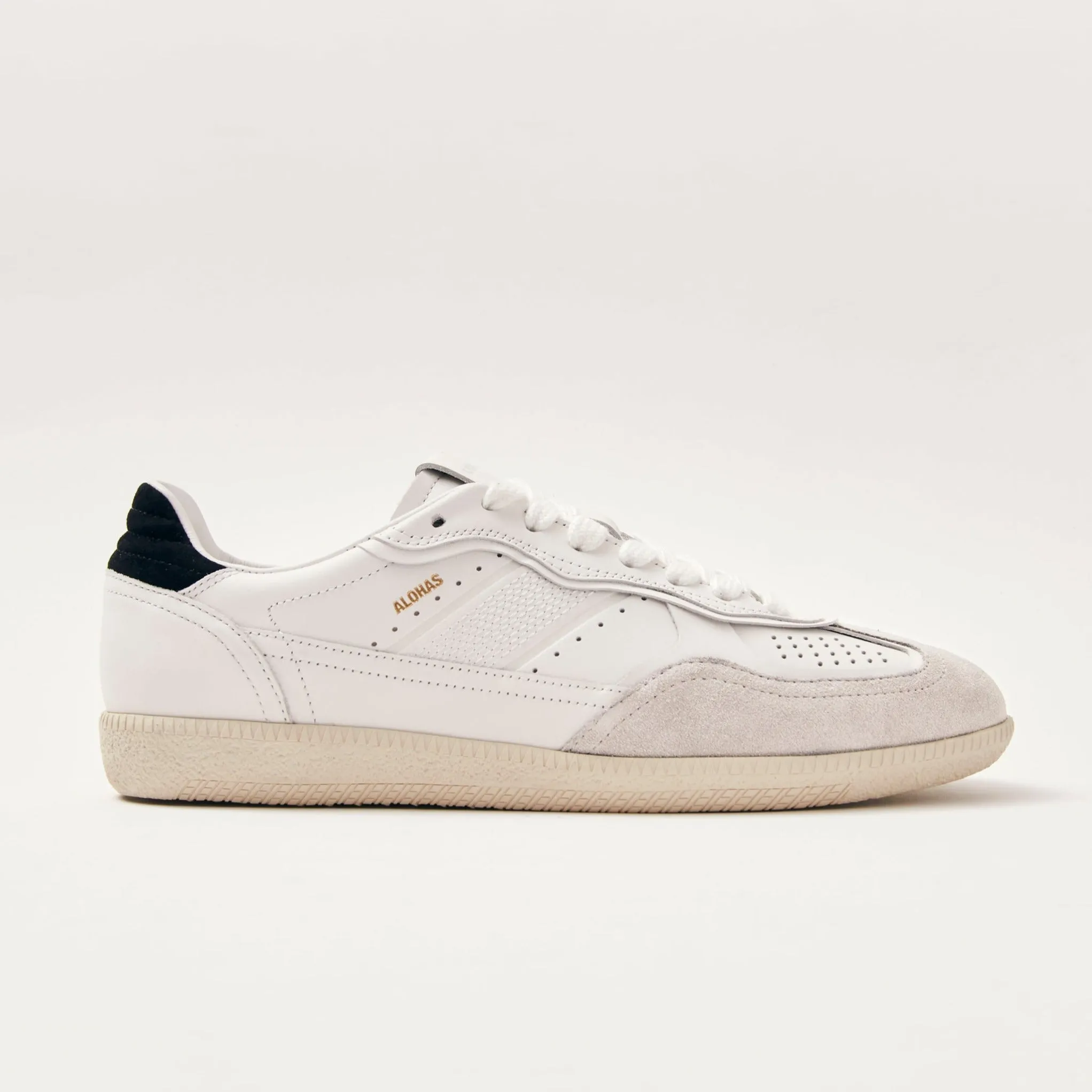 Tb.490 Leather Sneakers - White/Black