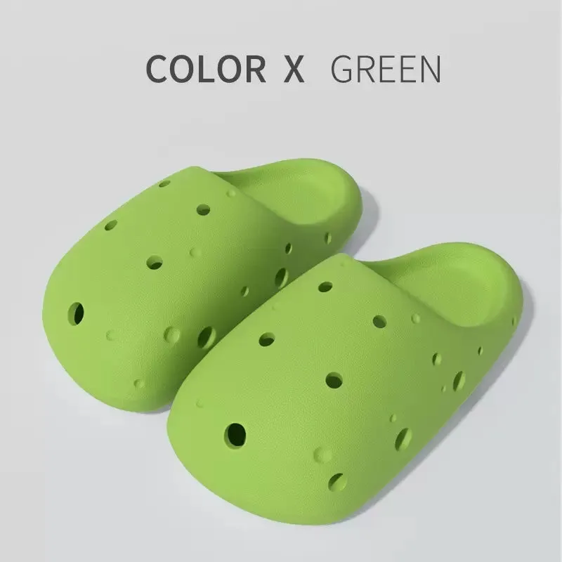 The Cheese Unisex Crocs Shoes Soft Foam EVA Sandals Multiple Colors