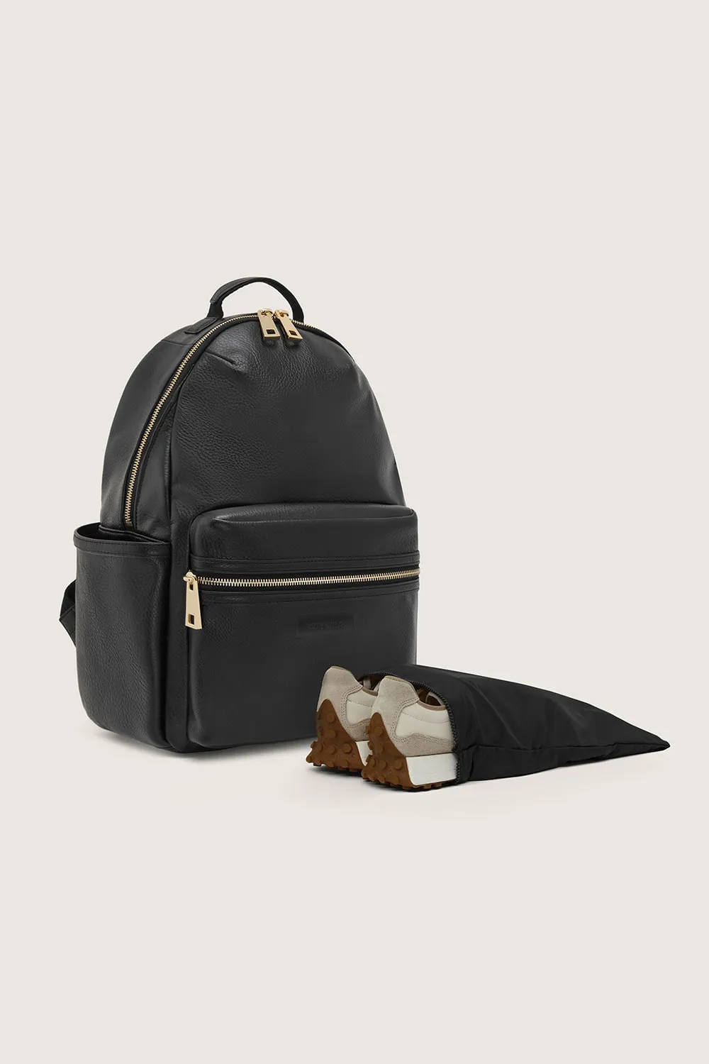 The Lea Backpack - Black/Gold