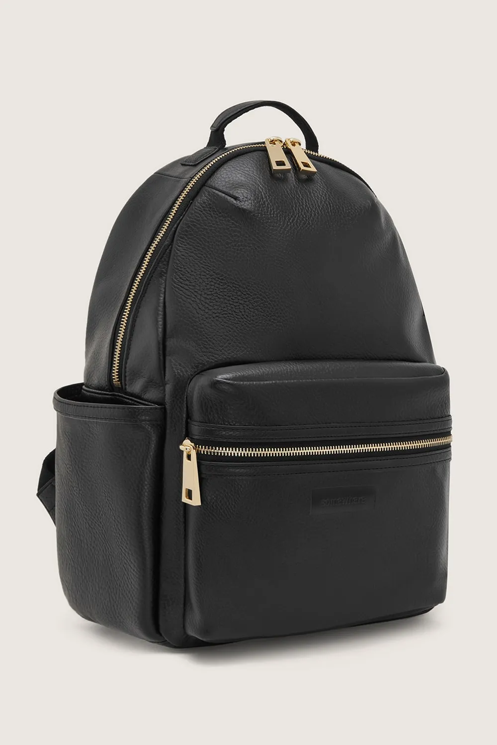 The Lea Backpack - Black/Gold