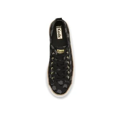 Triple up Sneaker - Metallic Trims Black