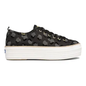 Triple up Sneaker - Metallic Trims Black