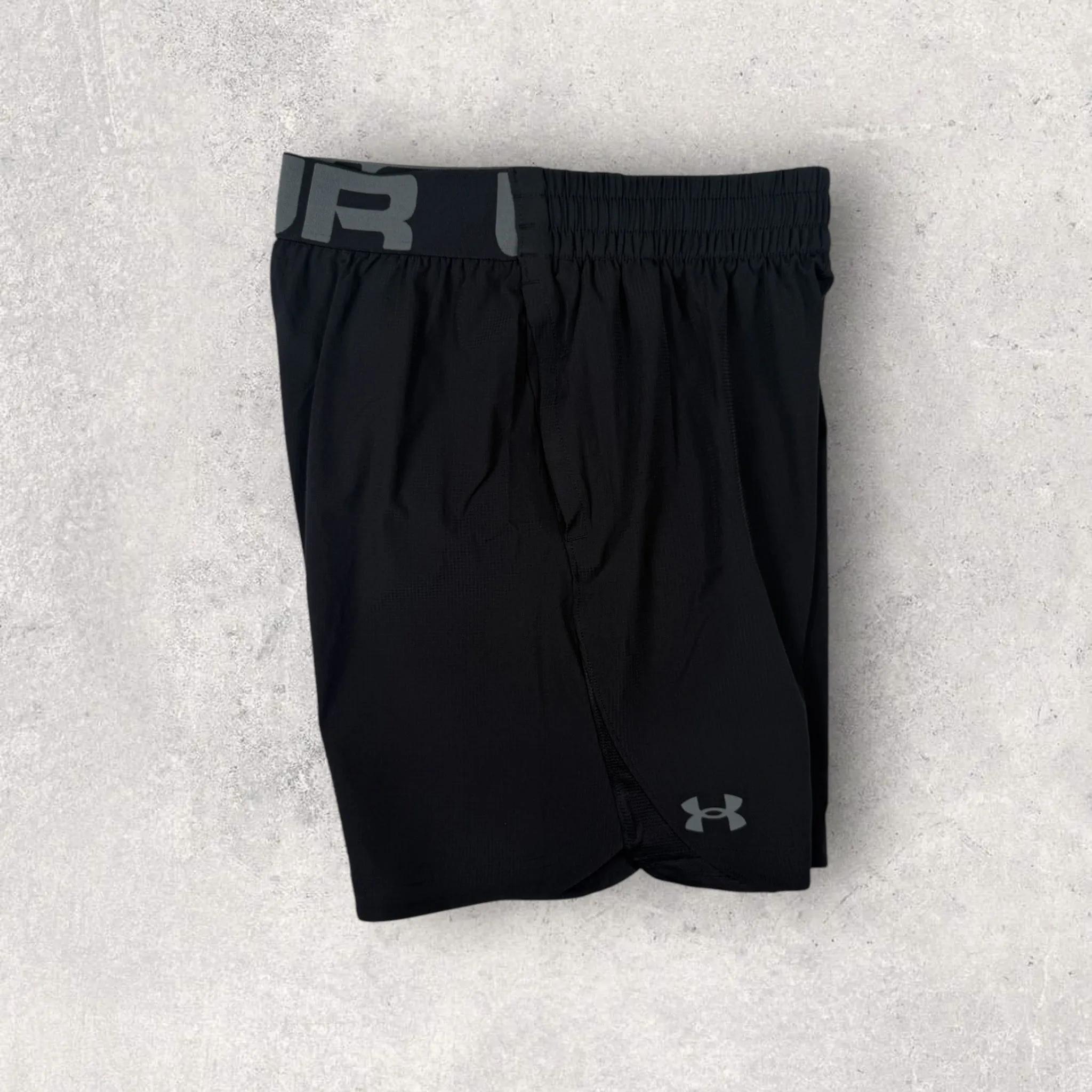 UNDER ARMOUR JACQUARD T-SHIRT/SHORT SET - KHAKI/BLACK