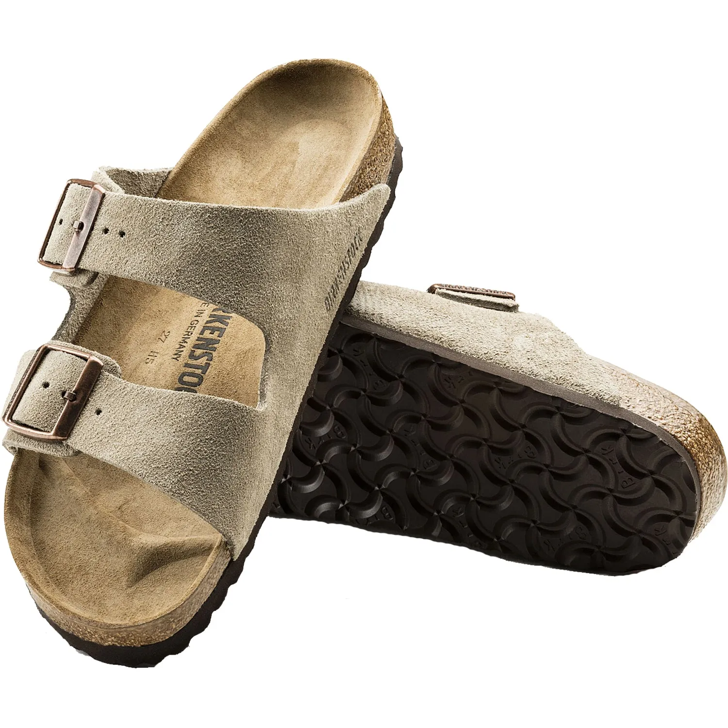 Unisex Birkenstock Arizona Taupe Suede