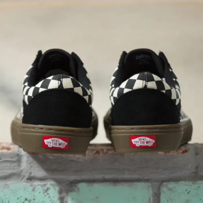 Vans Checkerboard BMX Old Skool Shoe - Black/Dark Gum