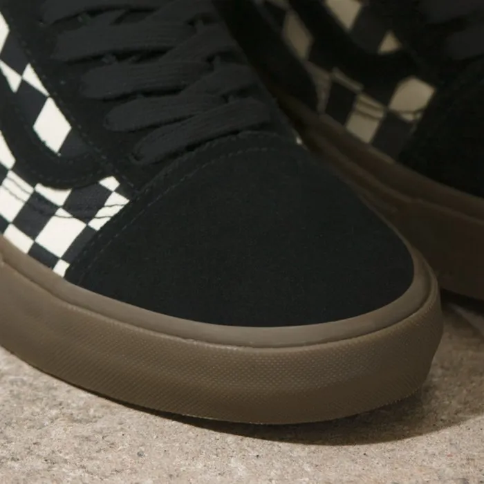 Vans Checkerboard BMX Old Skool Shoe - Black/Dark Gum