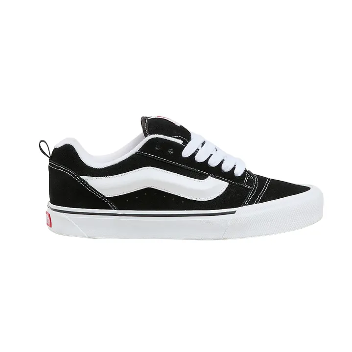 Vans scarpa sneakers da uomo Knu Skool VN0009QC6BT1 nero-bianco