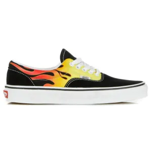 Vans scarpa sneakers unisex adulto Era Flame VN0A4BV4XEY1 nero-bianco-fiamme