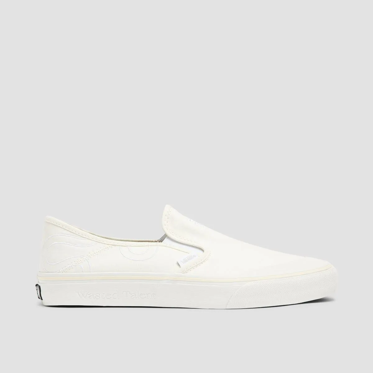 Vans X Wasted Talent VR3 SF Slip-On Shoes - Blanc De Blanc