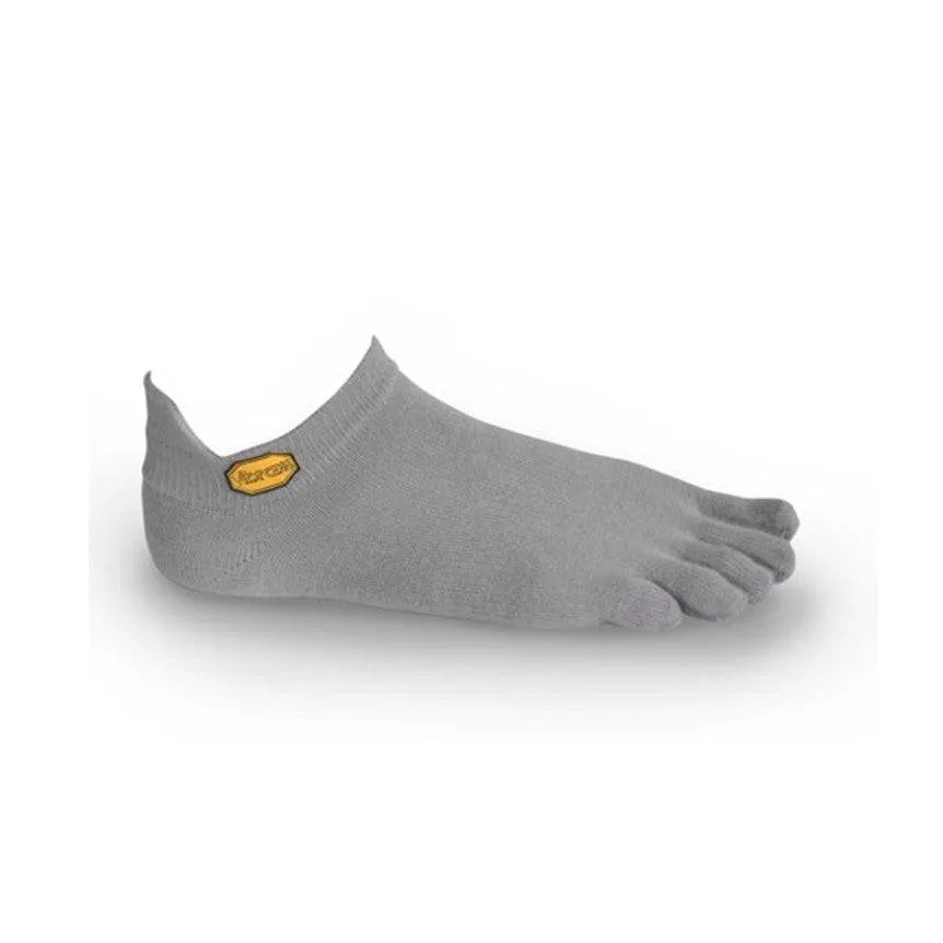 Vibram No Show Toe Socks Grey