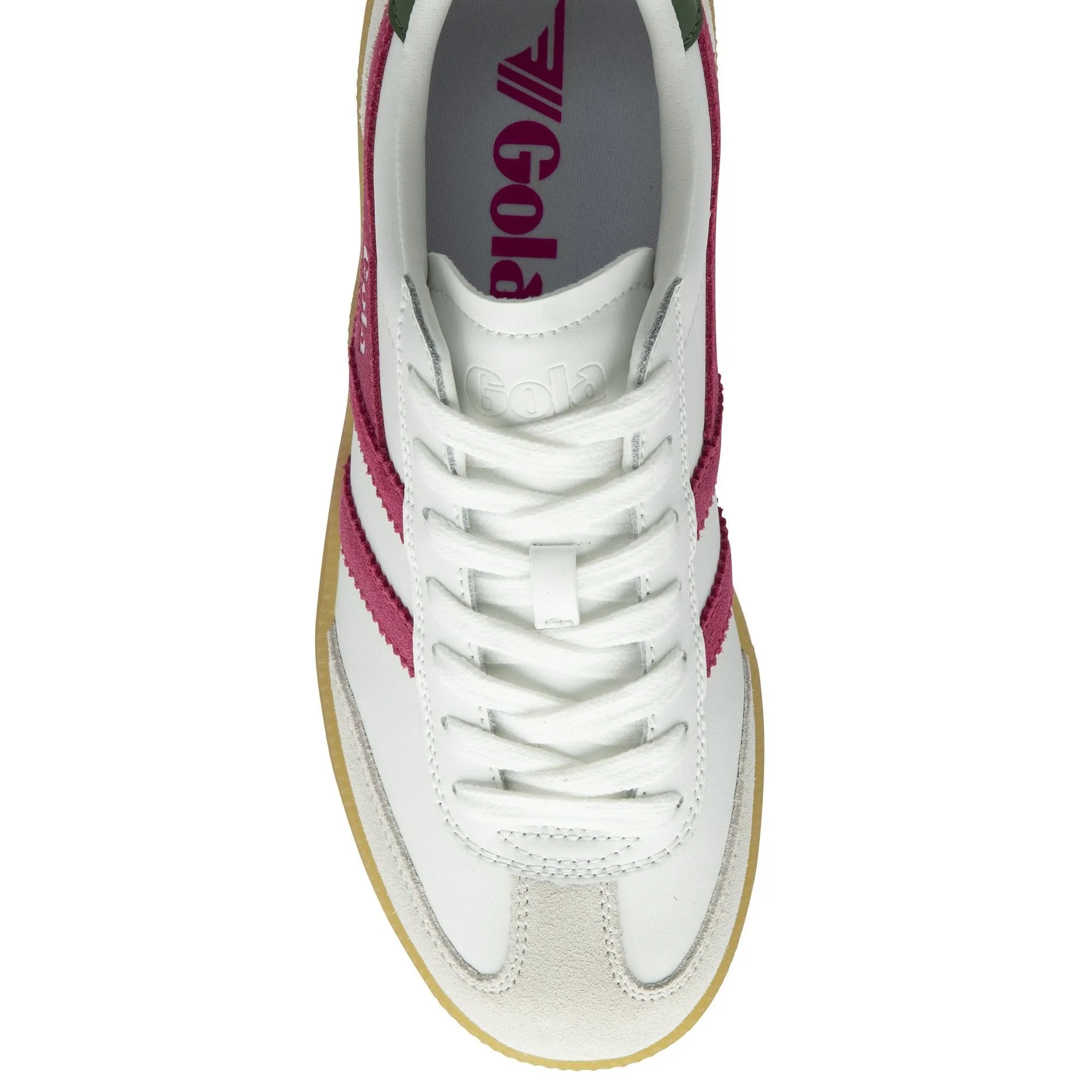 Viper Leather Sneaker - Fuchsia