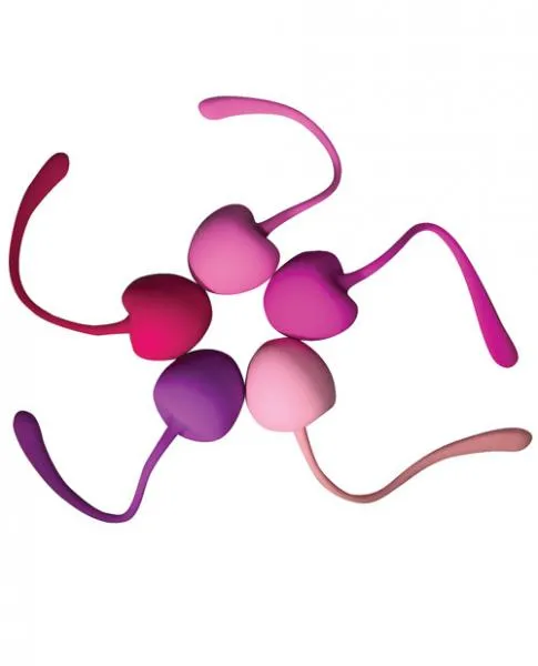 Voodoo Cherry Weighted Silicone Kegel Balls -Set of 5