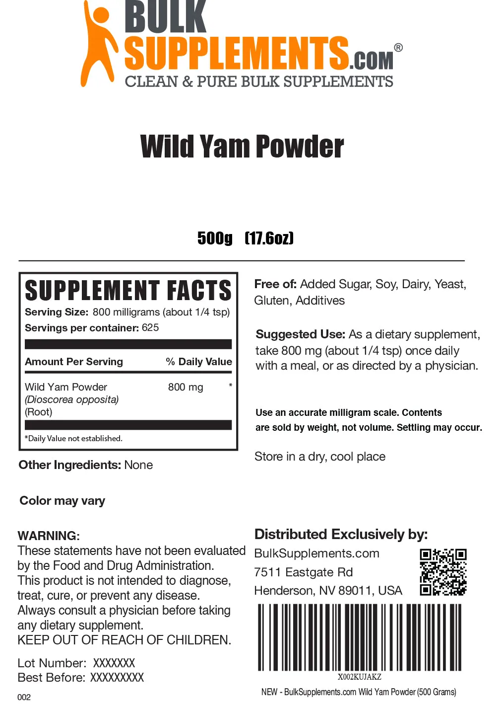 Wild Yam Powder