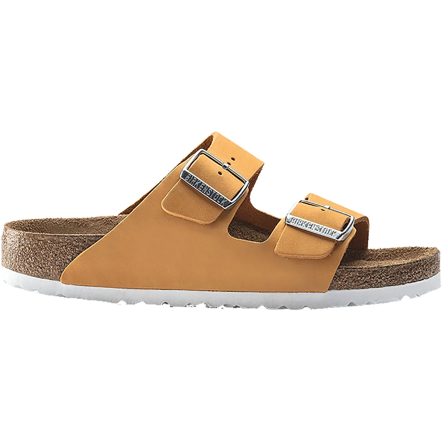 Women's Birkenstock Arizona Soft Footbed Apricot Nubuck