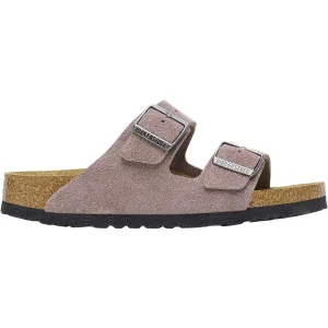 Women's Birkenstock Arizona Soft Footbed Faded Purple Suede