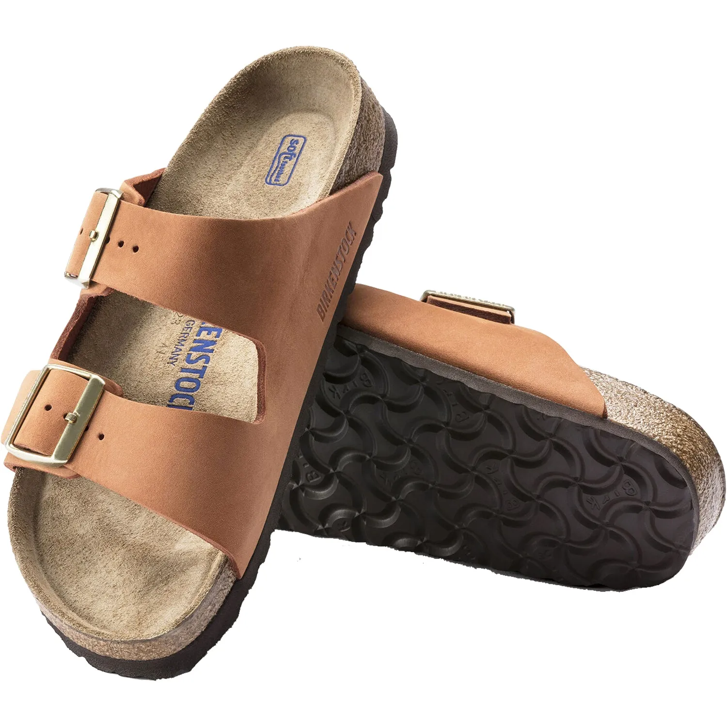 Women's Birkenstock Arizona Soft Footbed Pecan Nubuck